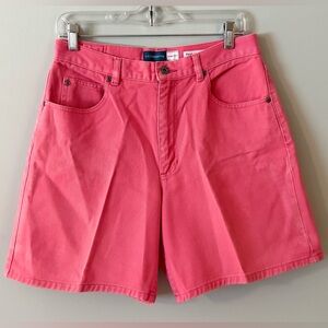 Liz Claiborne Pink Denim Shorts - Size 12